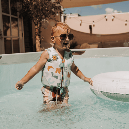 Swim Essentials Swim Vest - Multicolor - Abstract - 3/6 Years
