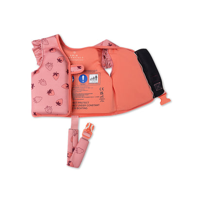 Swim Essentials Swim Vest - Pink - Strawberry Fields - 1/2 Years