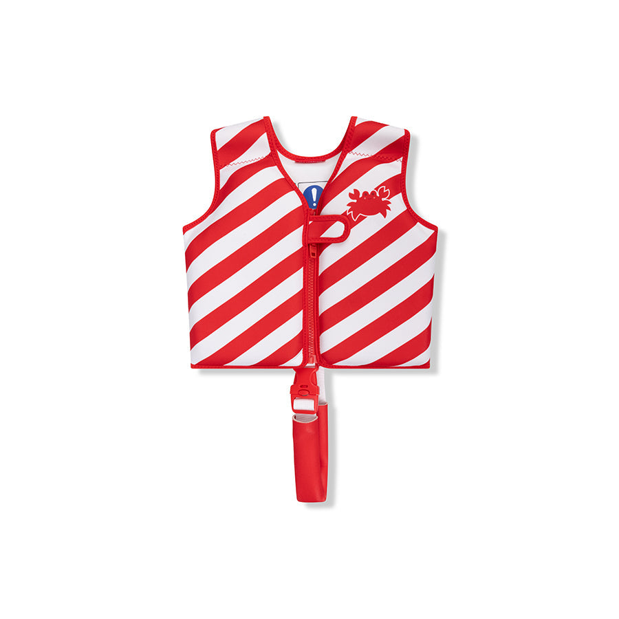 Swim Essentials Swim Vest - Red/white - Crabby