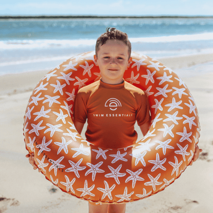 Swim Essentials Swimming T-shirt - Short Sleeve - Orange - Seastar