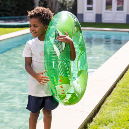 Swim Essentials Swim Ring - Green - Tropic Dream - Ø 90 Cm