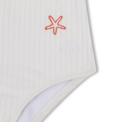 Swim Essentials Swimsuit Girls - White - White Pearl