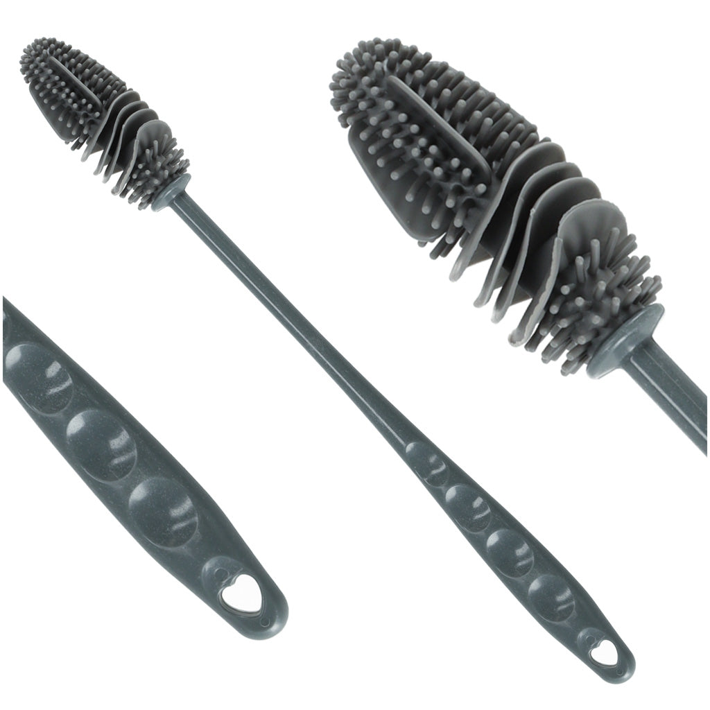 Bottle Washing Brush Silicone Washer Black