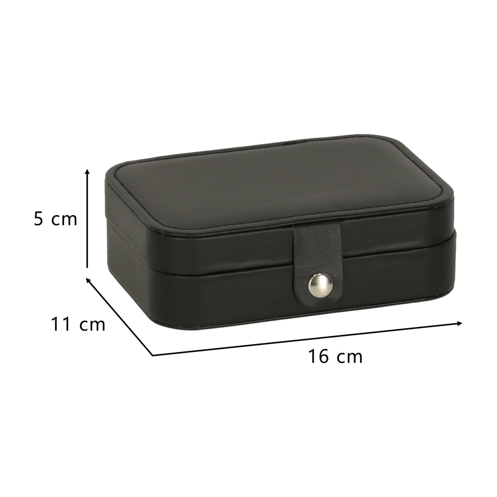 Casket Jewelry Box Organizer Black