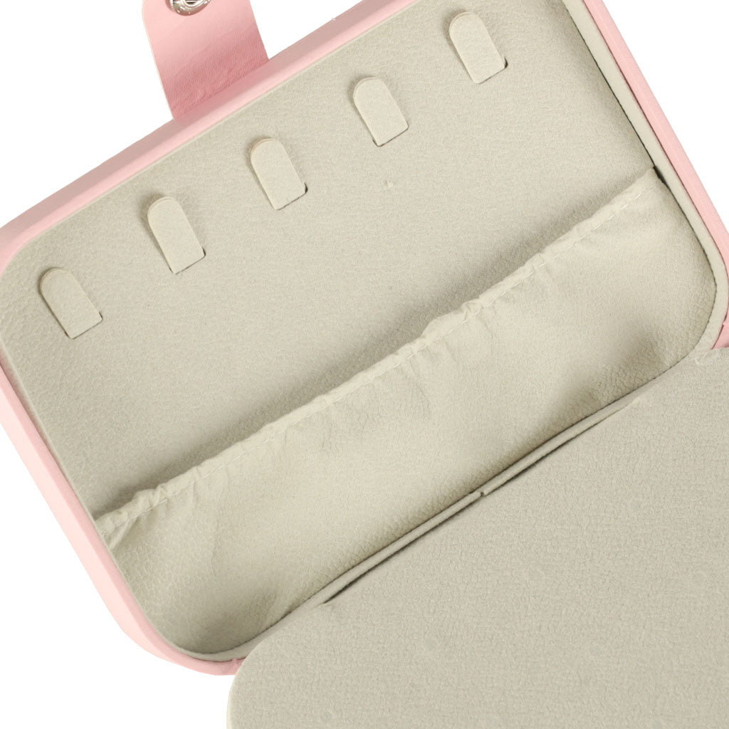 Casket Jewelry Box Organizer Pink