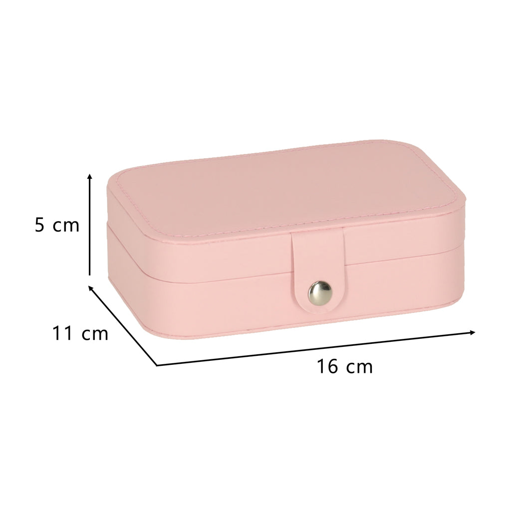Casket Jewelry Box Organizer Pink