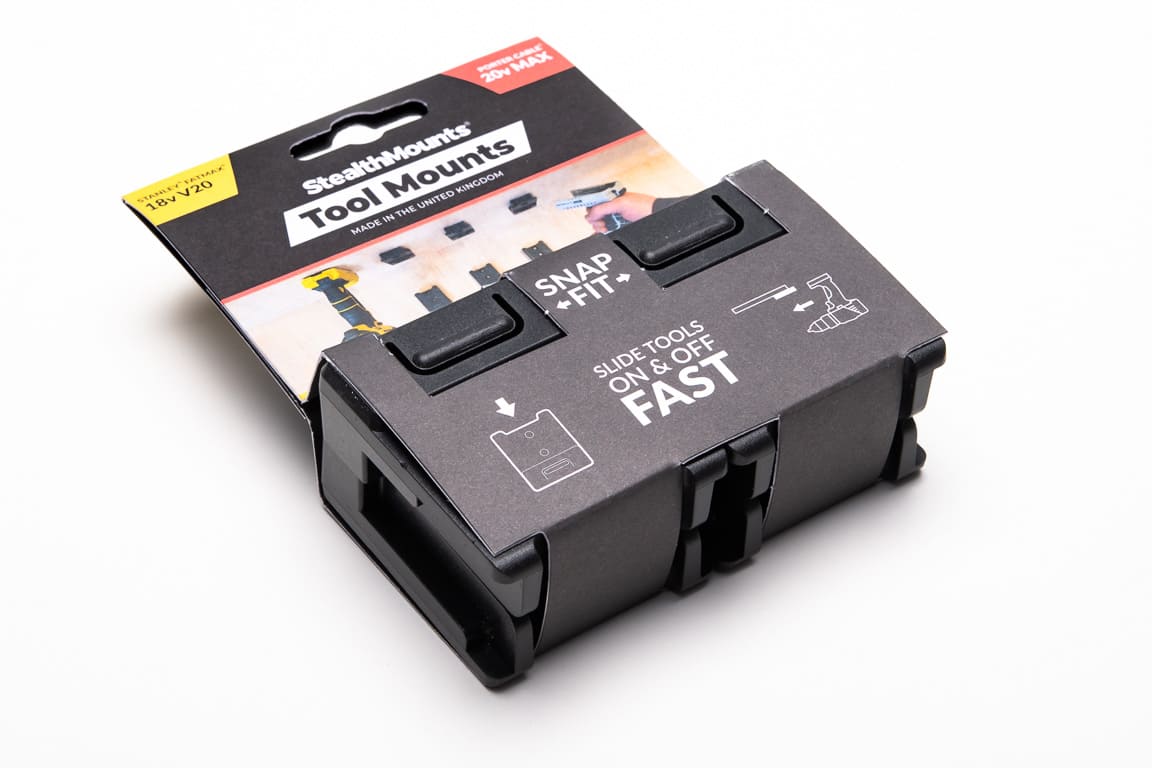 Stanley Fatmax 18 V V20/Porter Kabel 20 V Max Elektrowerkzeughalterungen 4 Stück Stealthmounts