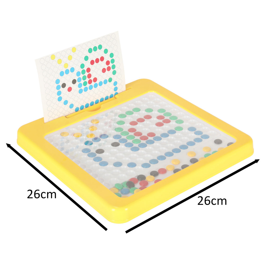 Magnetic Board Montessori Dots Yellow