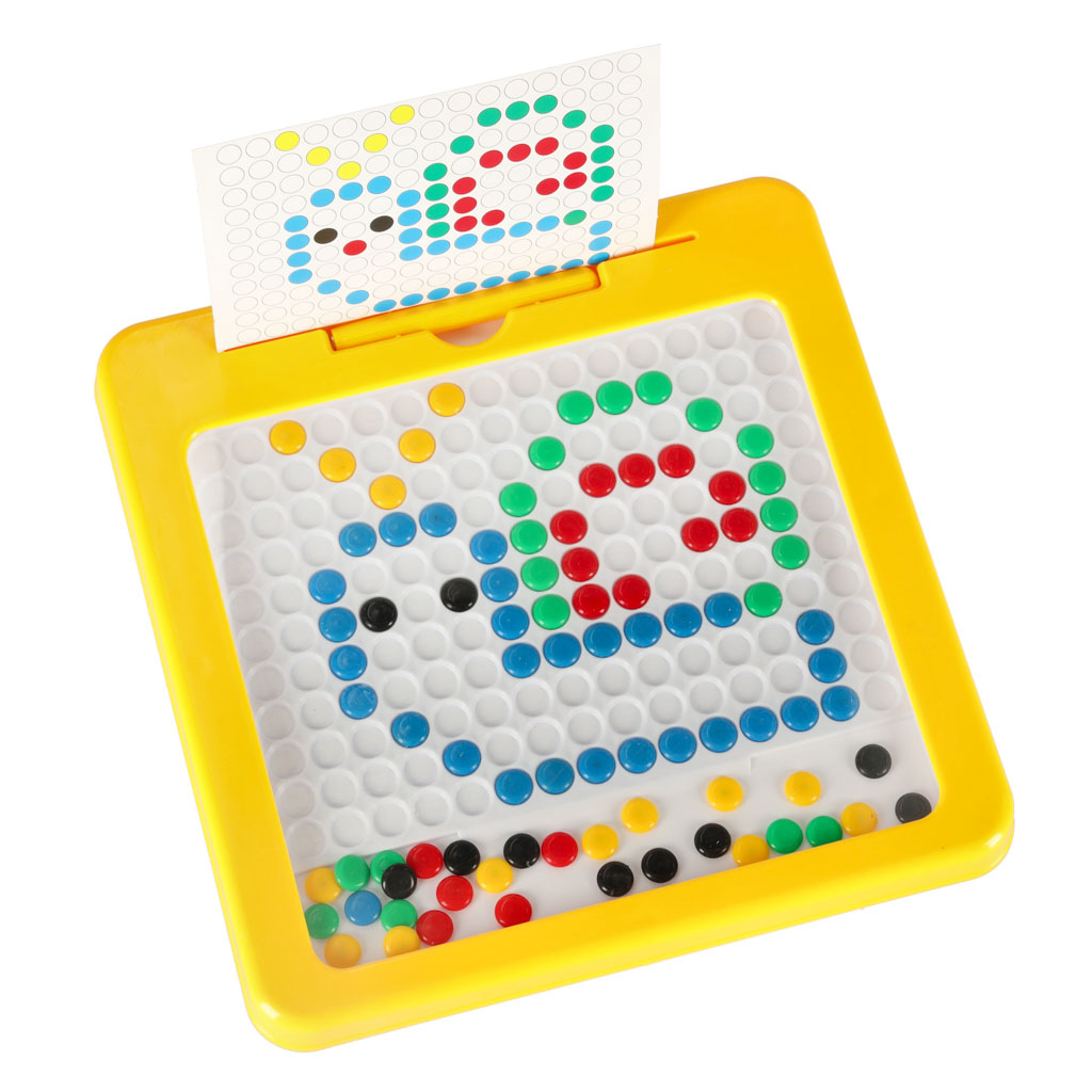 Magnetic Board Montessori Dots Yellow
