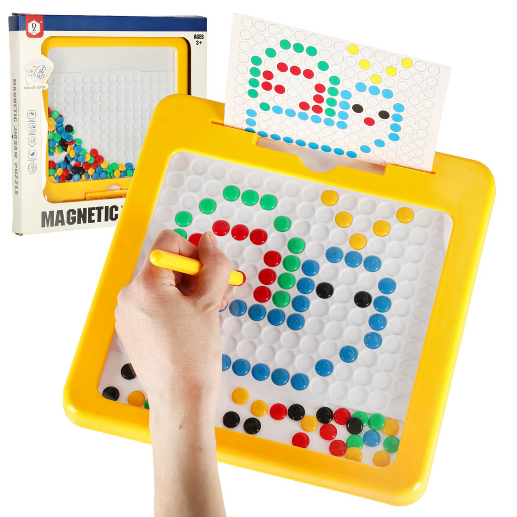 Magnetic Board Montessori Dots Yellow