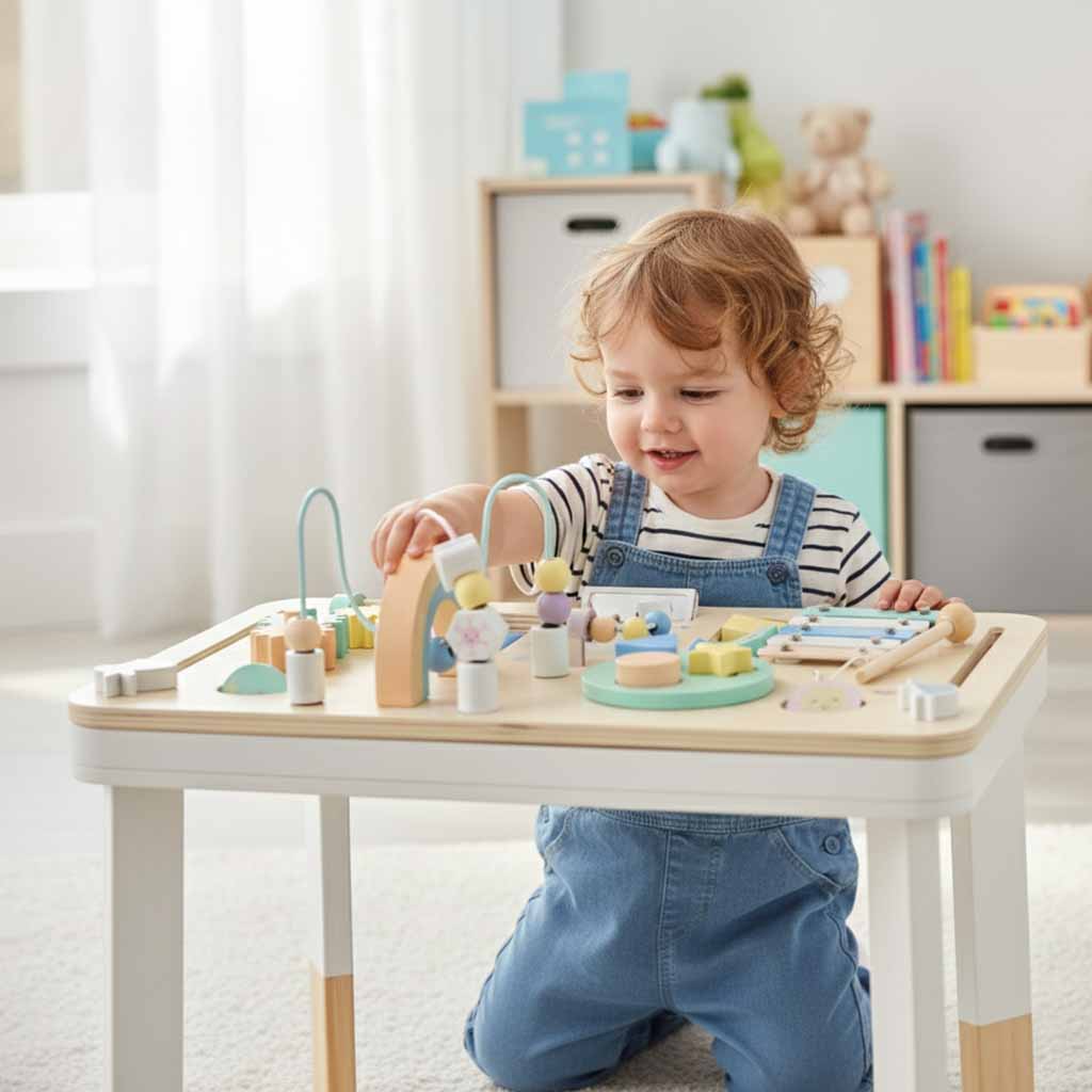 Lulilo Bunter Montessori-Manipulationstisch
