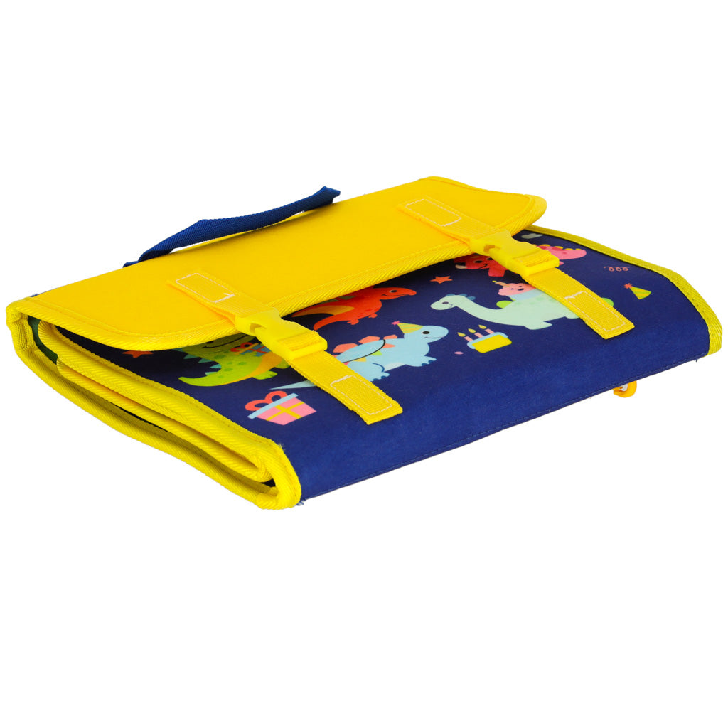 Sensory Sensory Montessori Manipulative Board Backpack Case Blue