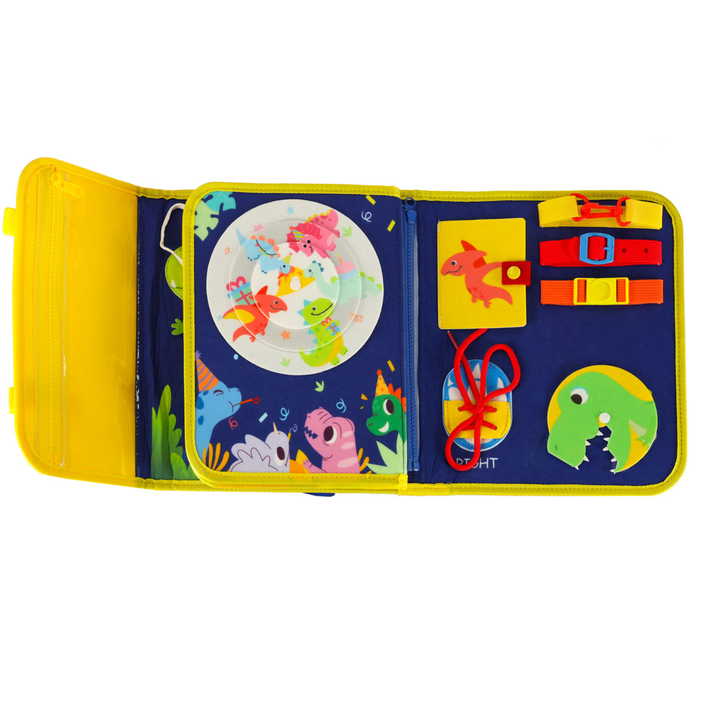 Sensory Sensory Montessori Manipulative Board Backpack Case Blue