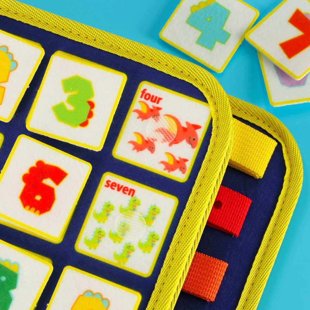 Sensory Sensory Montessori Manipulative Board Backpack Case Blue