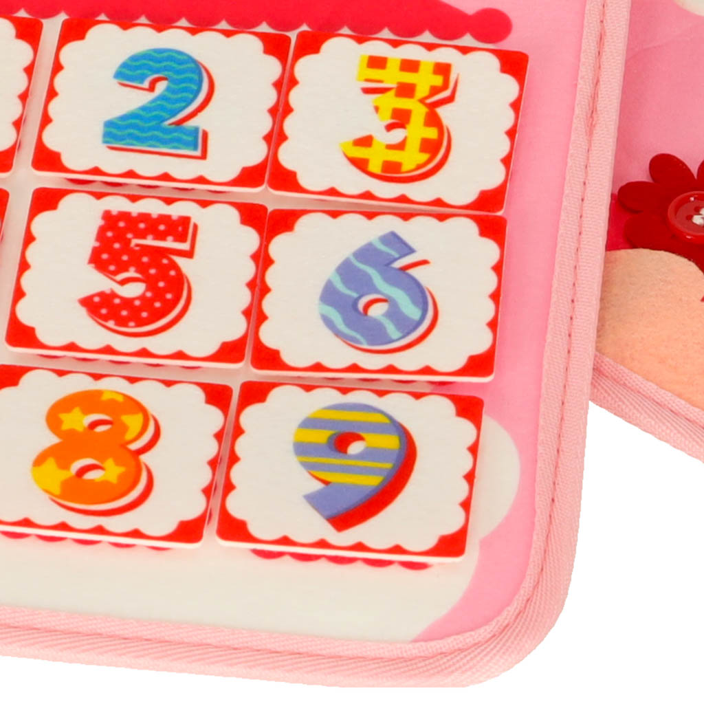 Sensory Sensory Montessori Manipulative Board Backpack Case Pink