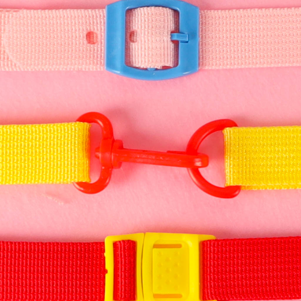 Érzékszervi szenzoros Montessori manipulatív hátizsák tok rózsaszín