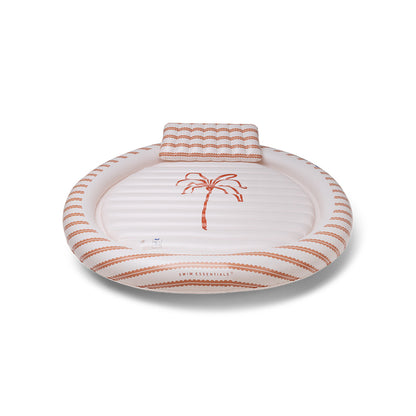 Swim Essentials Tanning Pool Round - Beige - Saint Tropez - 201 X 201 X 38 Cm