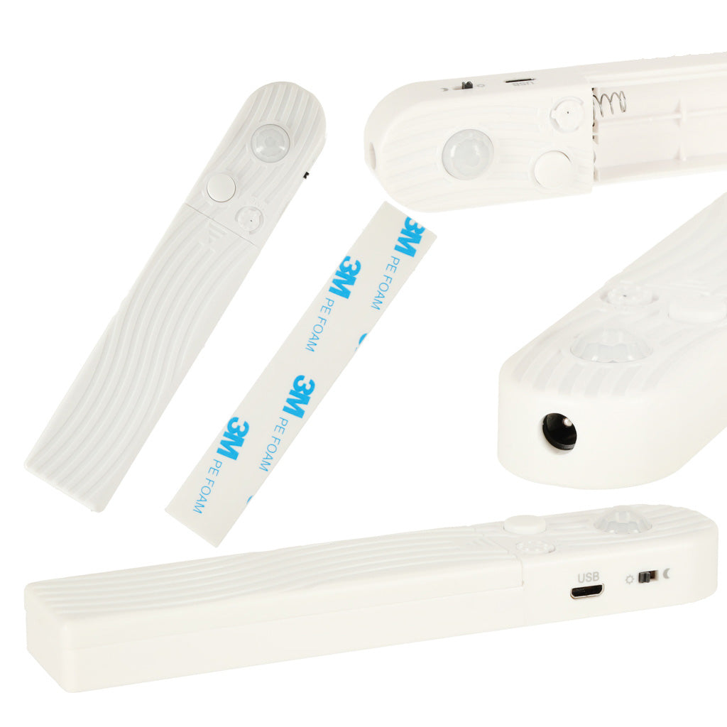 Led Tape With Battery Usb Motion Sensor 1m Cold White
