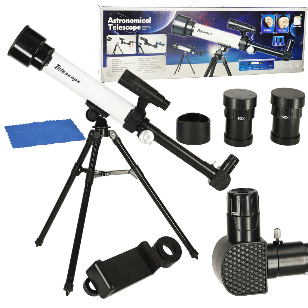 Astronomický ďalekohľad Vzdelávací ďalekohľad pre deti na statíve