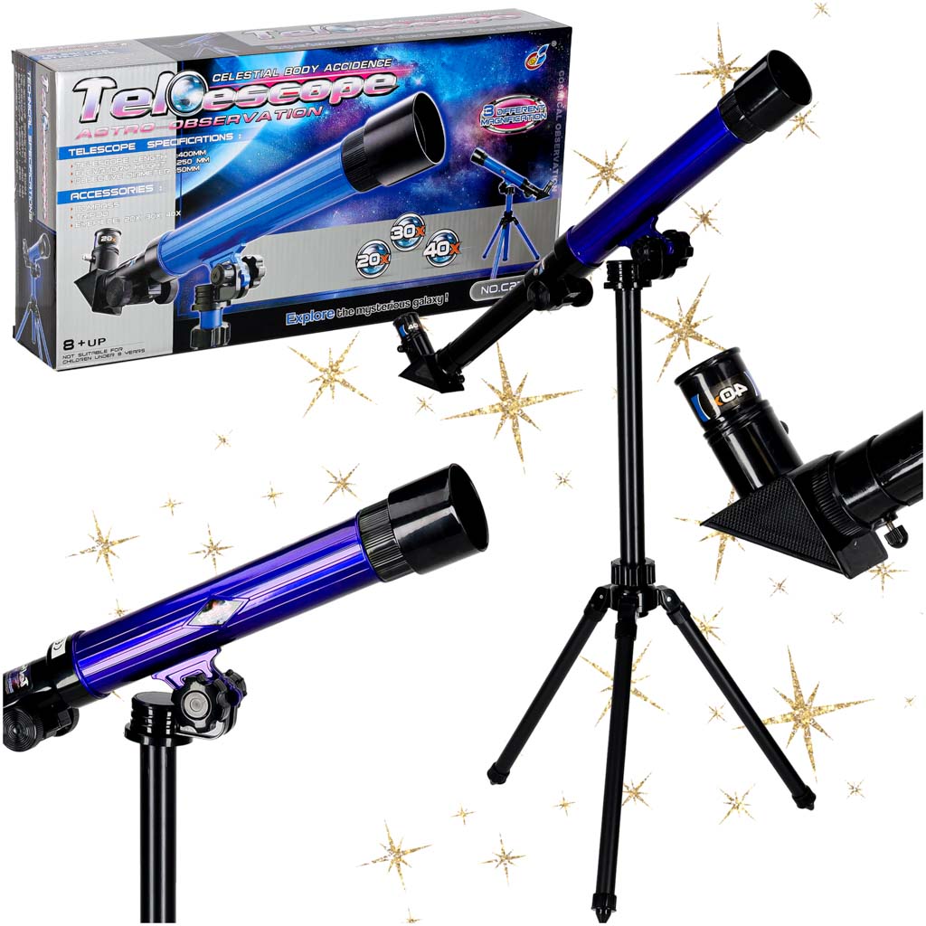 Educational Telescope With Tripod 20x 30x 40x