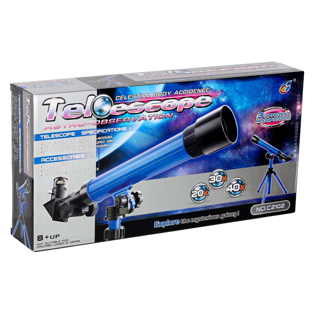 Educational Telescope With Tripod 20x 30x 40x