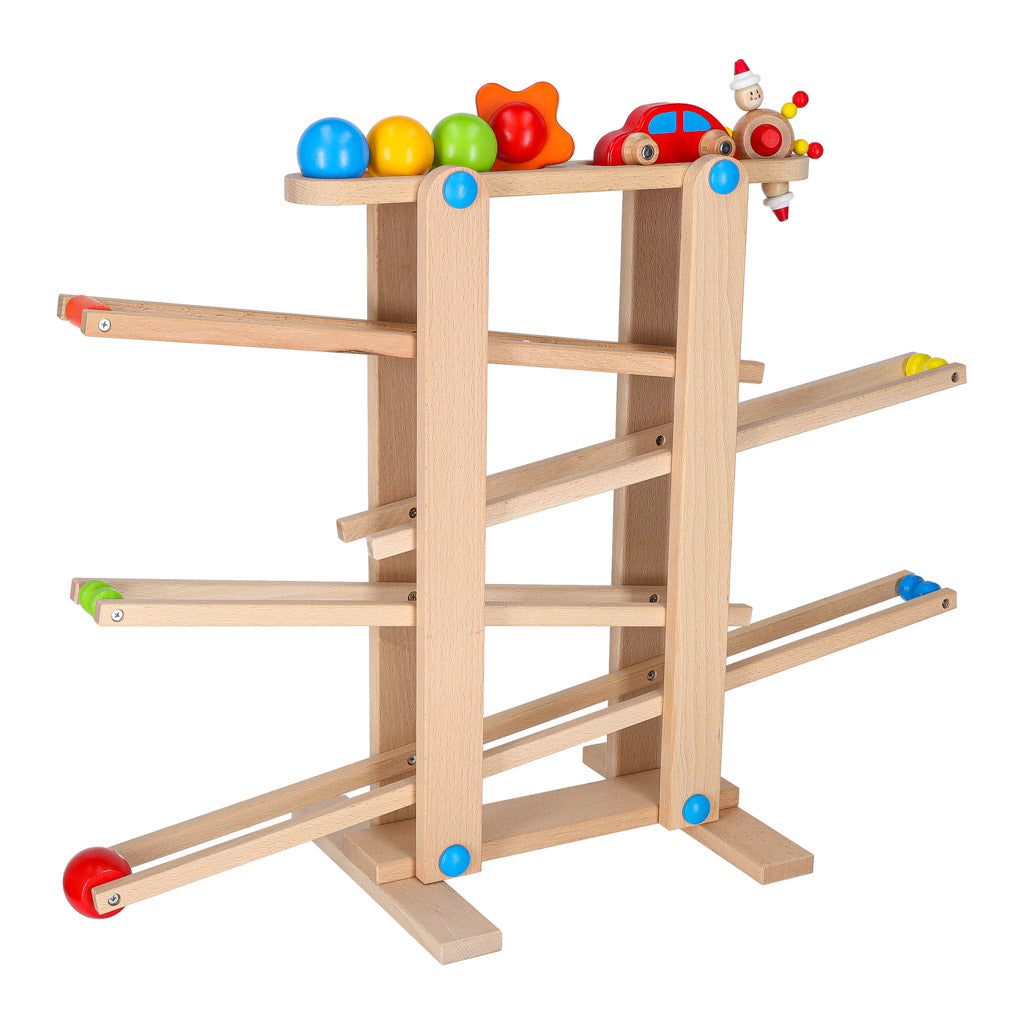 Drevená guľôčková dráha Montessori Xxl Kulodróm