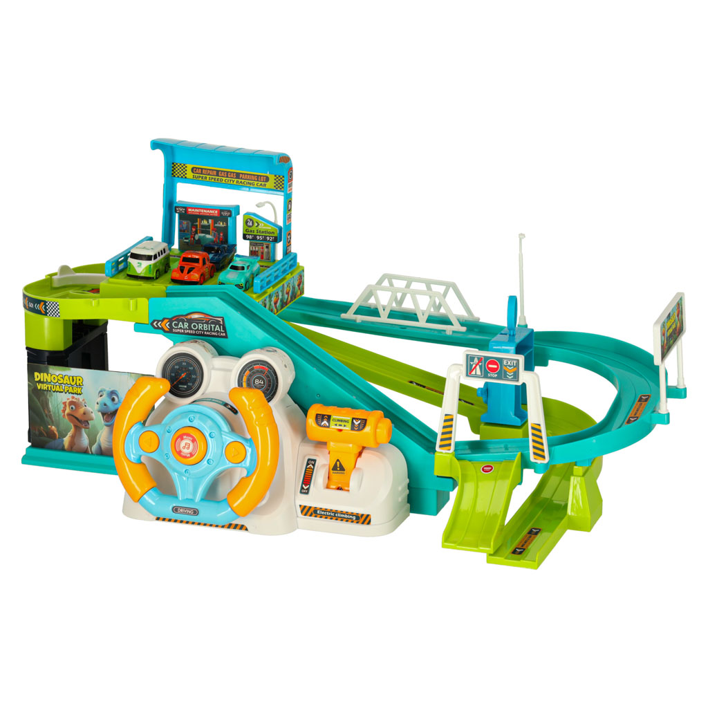 Bilbane Parkeringsgarage Dinosaur 4 biler