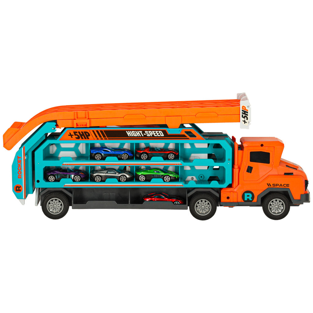 Caravan With Racetrack Slide 6el Orange