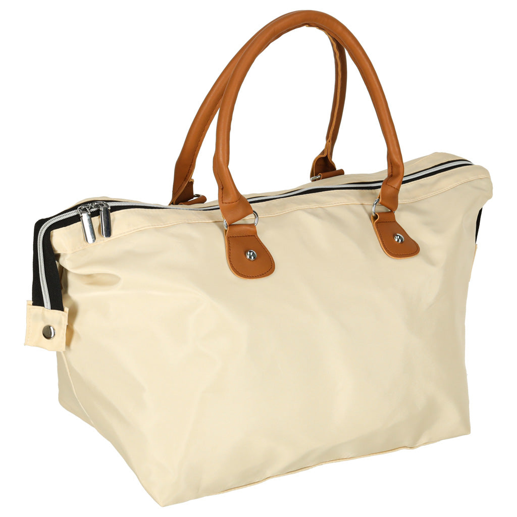 Women's Multifunctional Travel Stroller Bag For Mom Set Beige