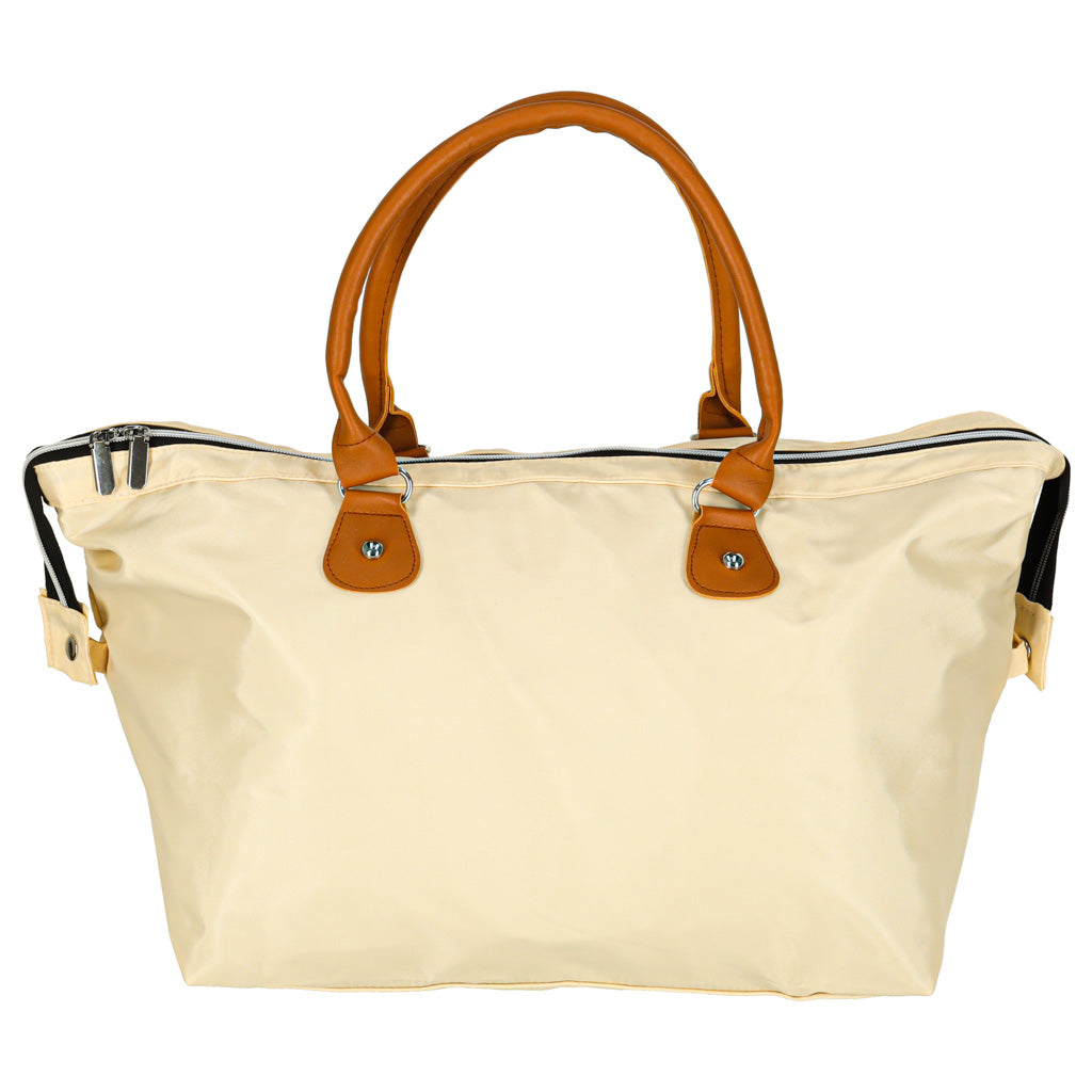 Women's Multifunctional Travel Stroller Bag For Mom Set Beige