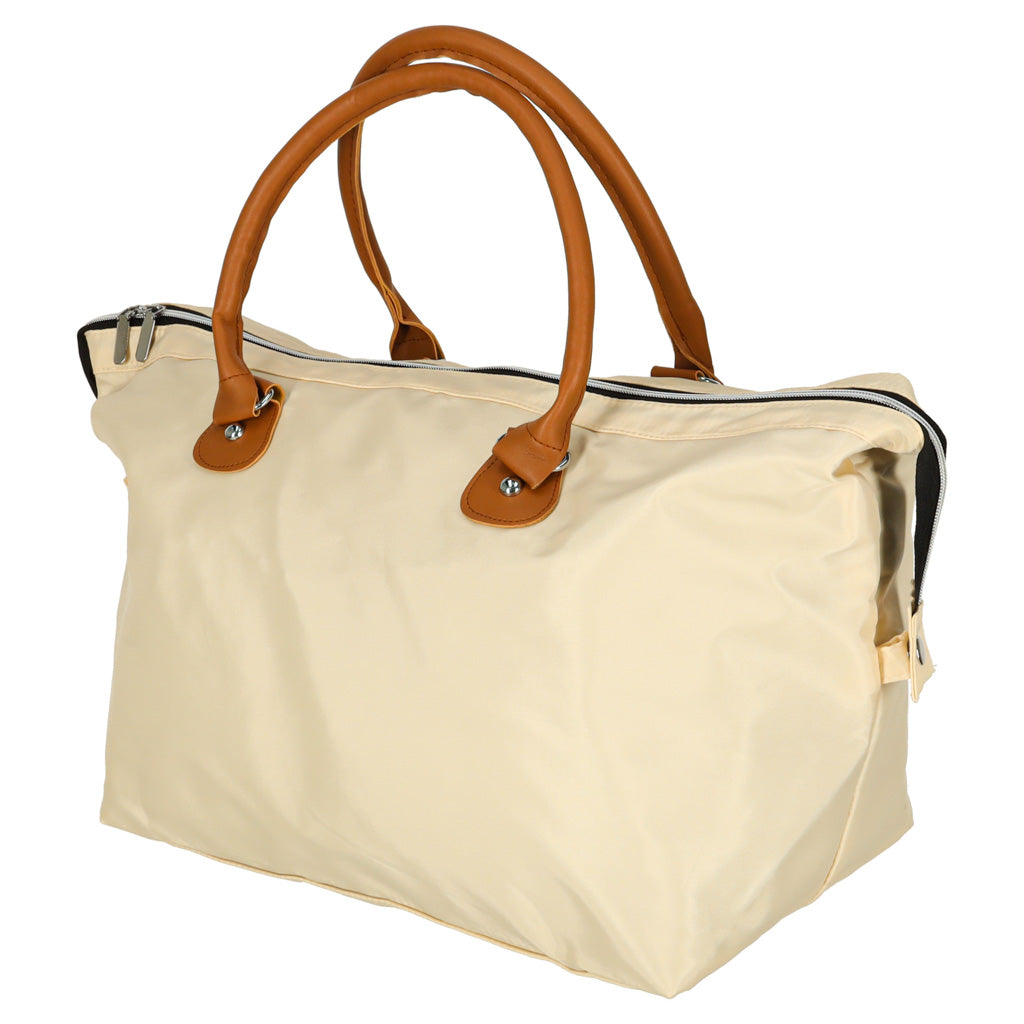 Women's Multifunctional Travel Stroller Bag For Mom Set Beige