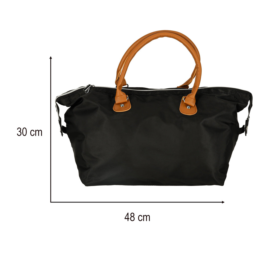 Women's Multifunctional Travel Stroller Bag For Mom Set Black