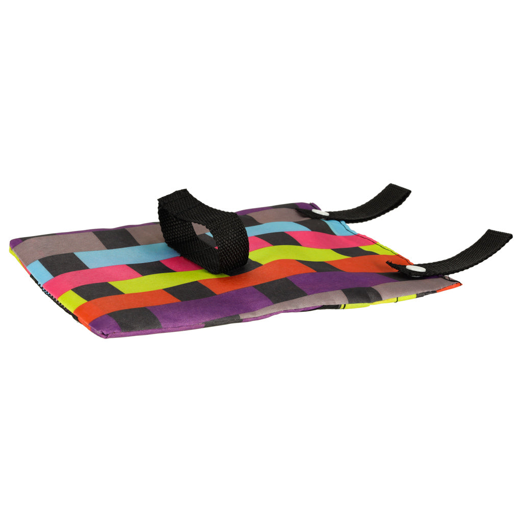 Bag For Bicycle Scooter Handlebars Phone Bicycle Pannier Colorful Check.