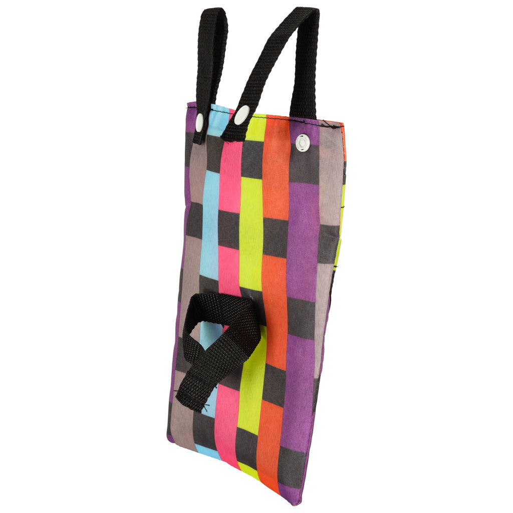Bag For Bicycle Scooter Handlebars Phone Bicycle Pannier Colorful Check.