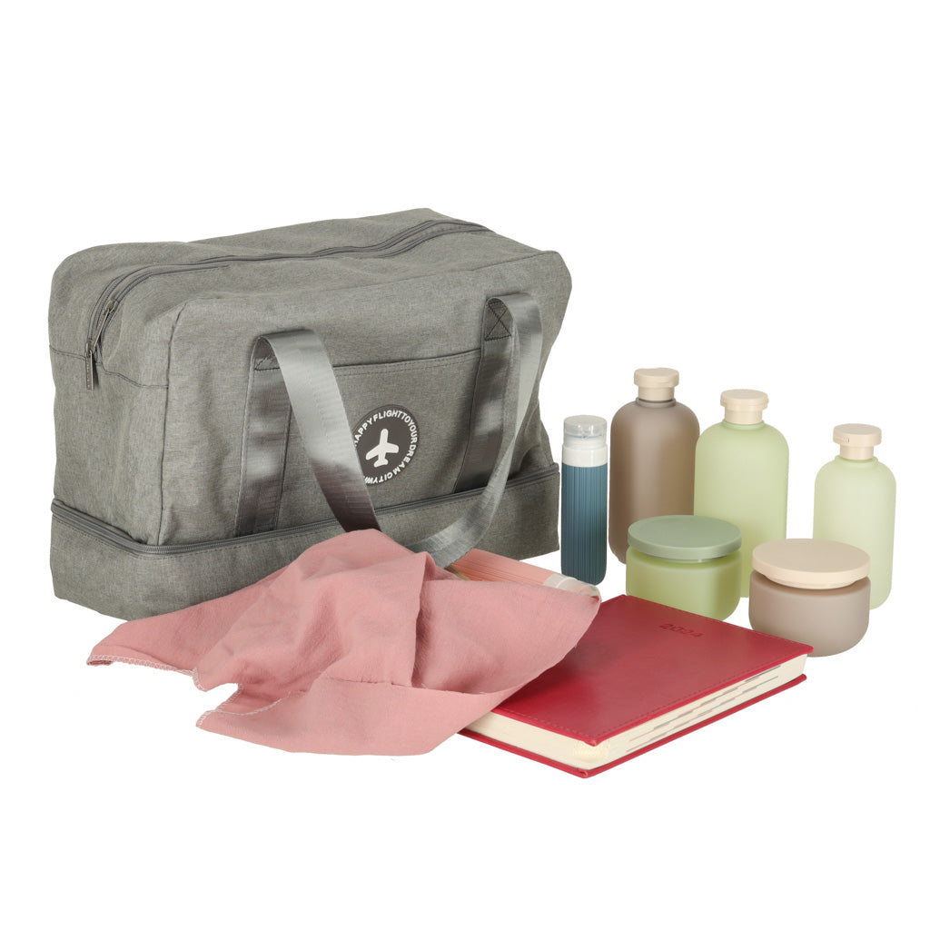 Travel Bag Hand Luggage 39 X 18 X 30 Cm Grey