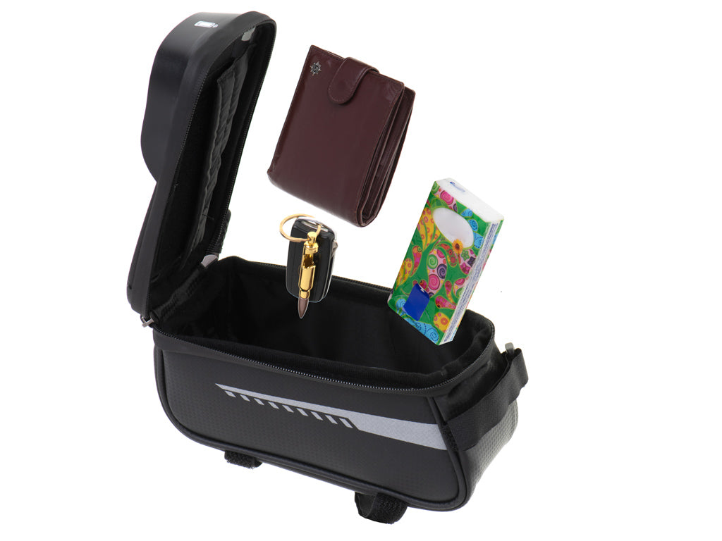 Bike Bag Pannier Waterproof Phone Holder
