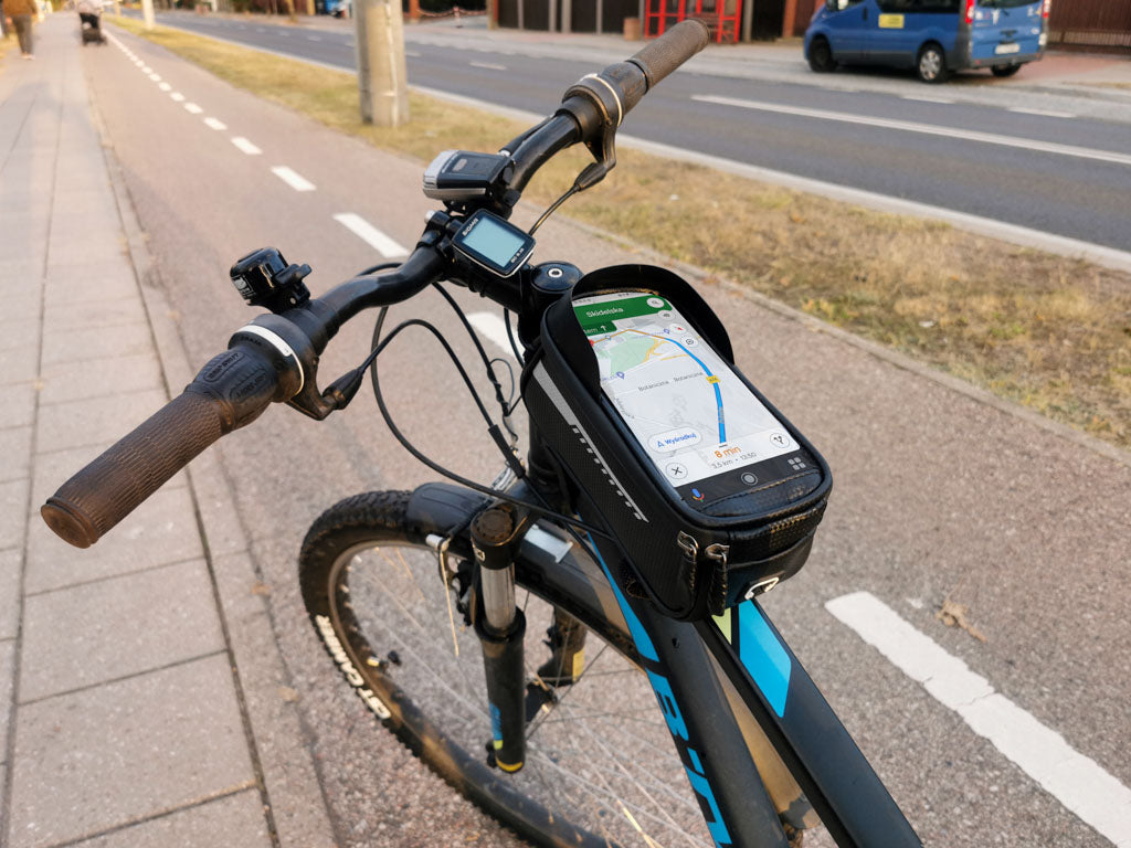 Bike Bag Pannier Waterproof Phone Holder