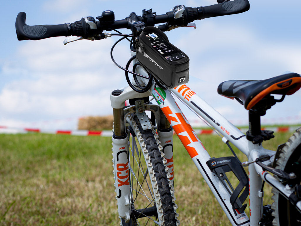 Bike Bag Pannier Waterproof Phone Holder
