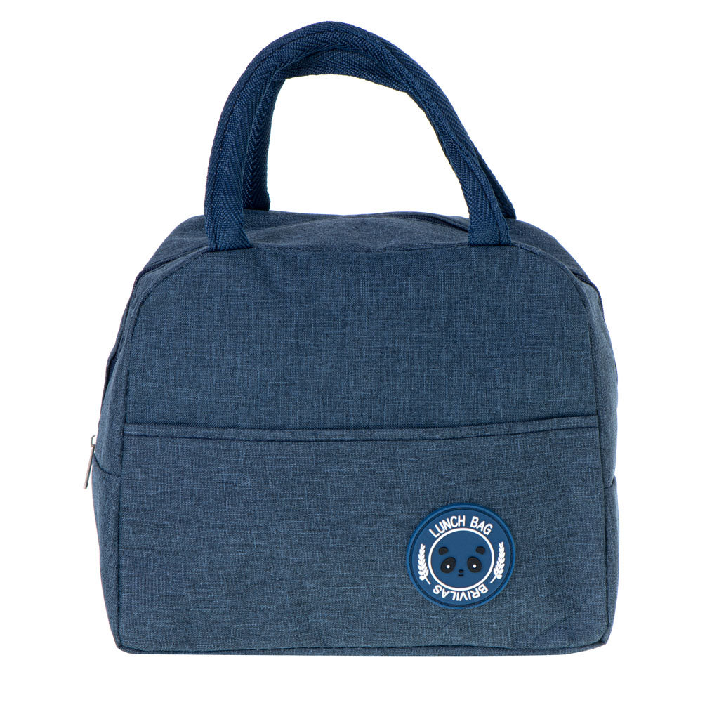 Thermal Insulation Bag Breakfast Lunch Blue