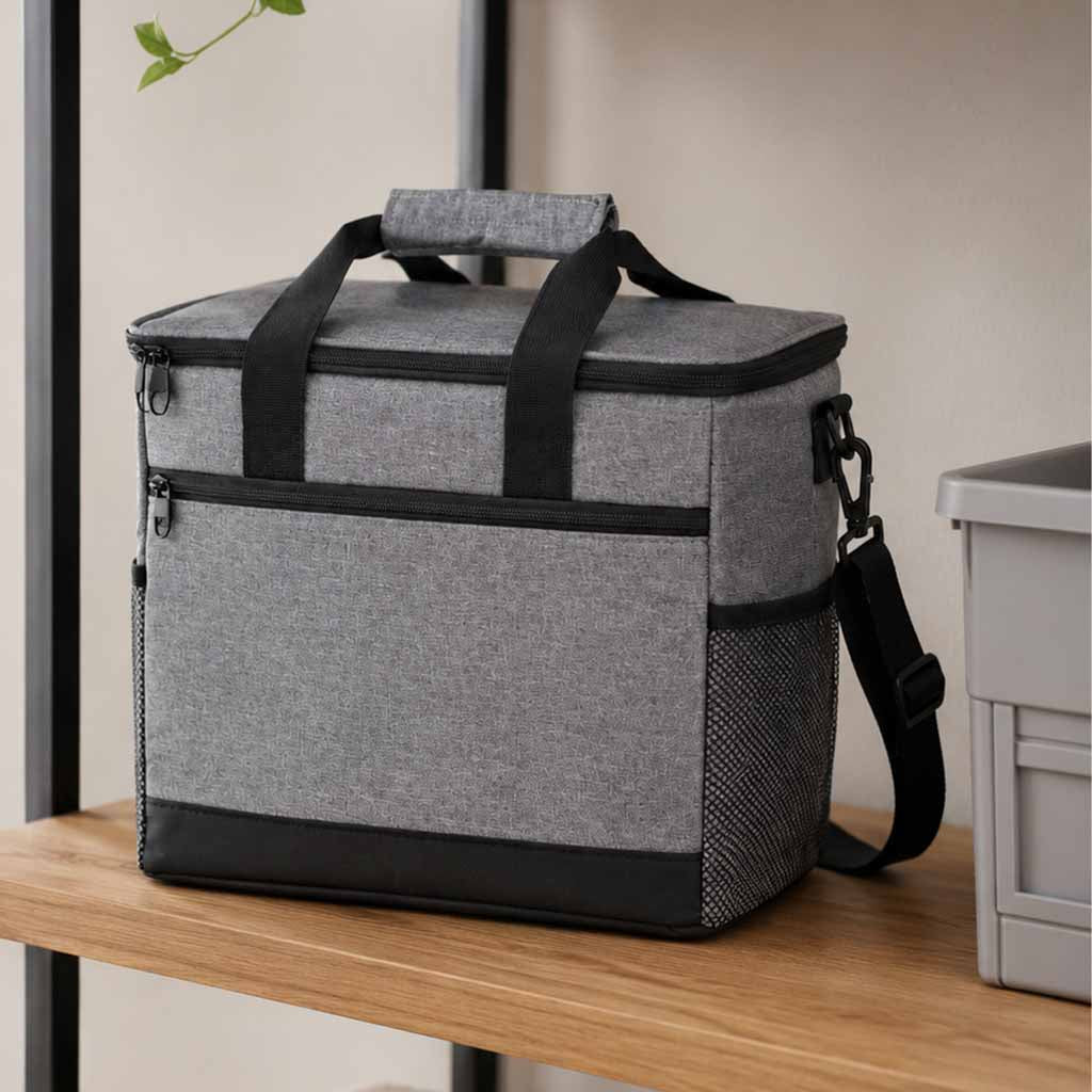 Thermal Bag For Lunch Beach Picnic 16l Grey