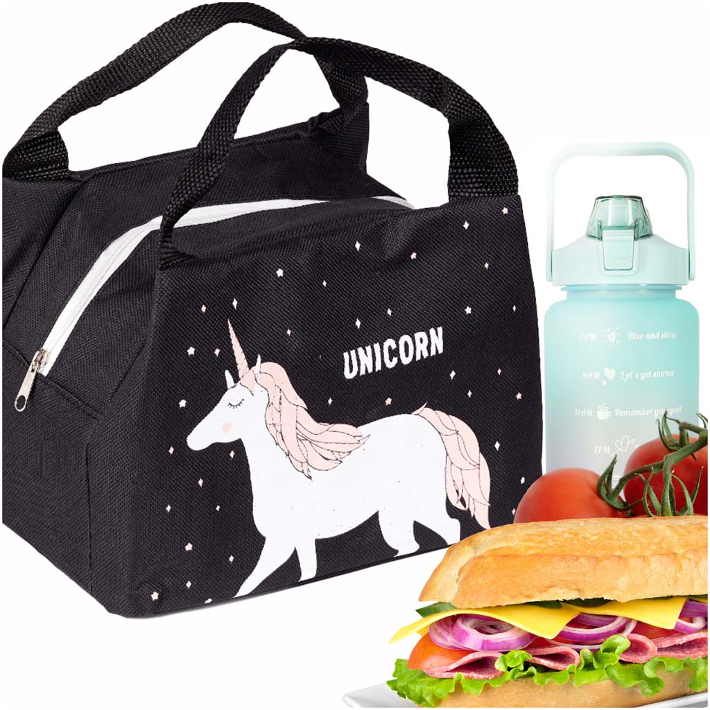 Thermal Insulation Bag Breakfast Lunch Unicorn