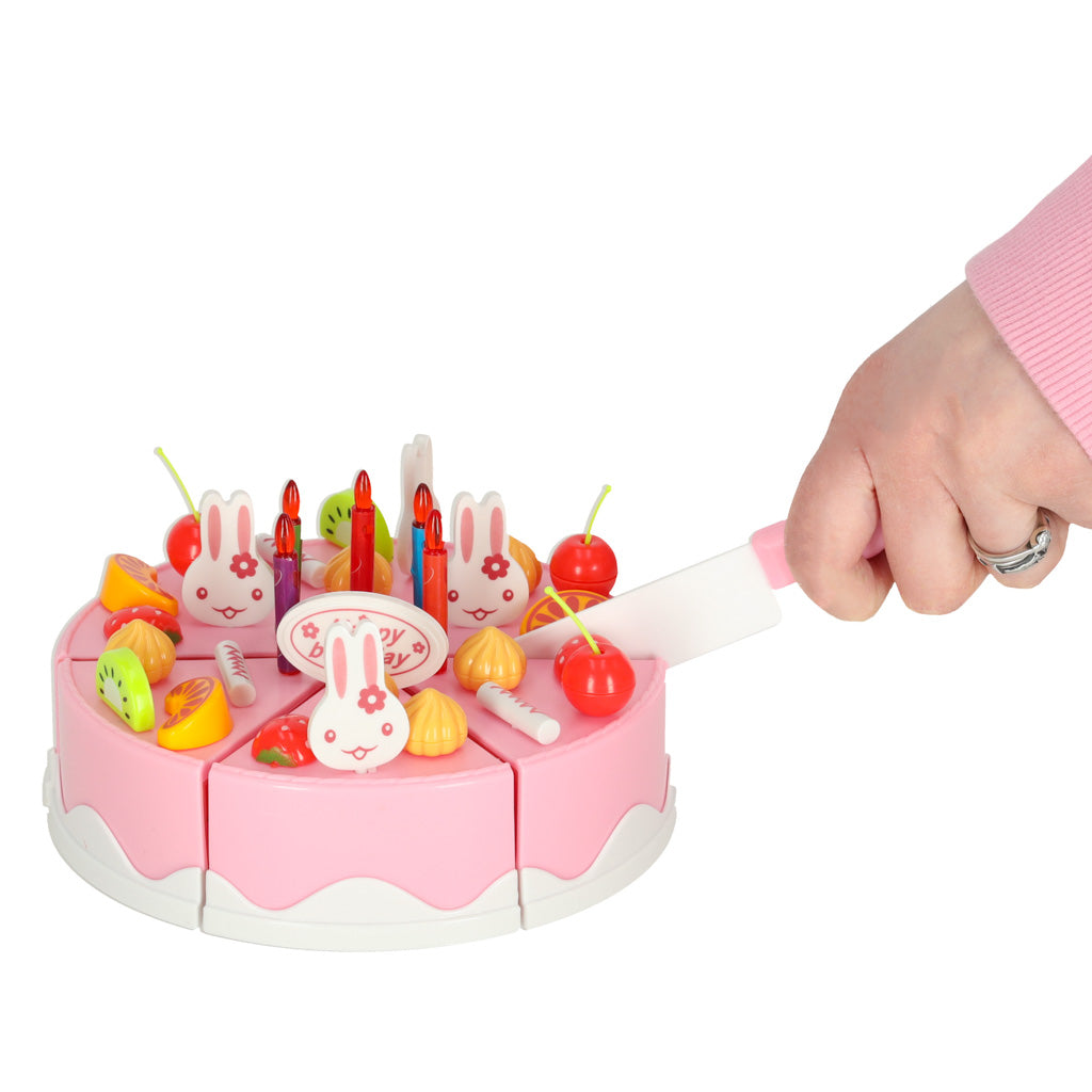 Birthday Cake Cutting Kitchen 75 El. Pink
