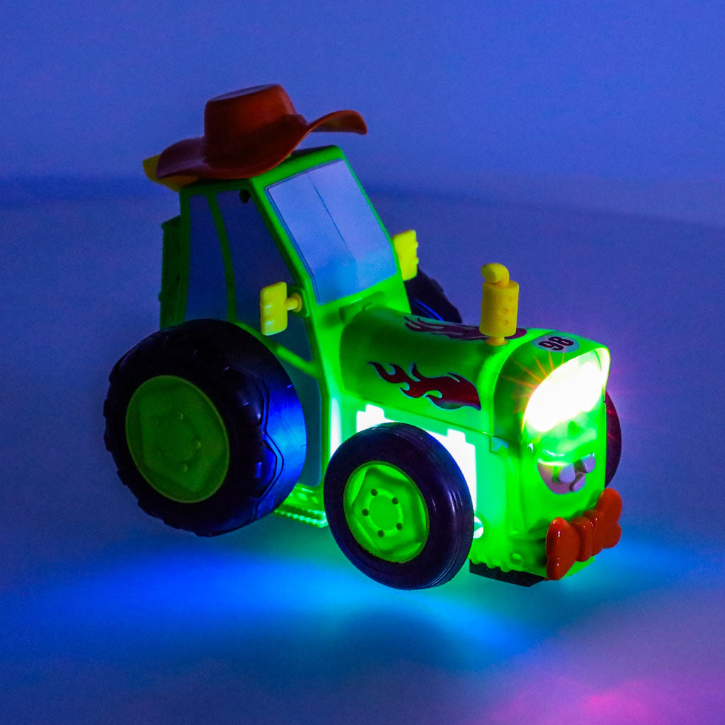 Tractor Rc Tractor Jumping Dancing Sound Green