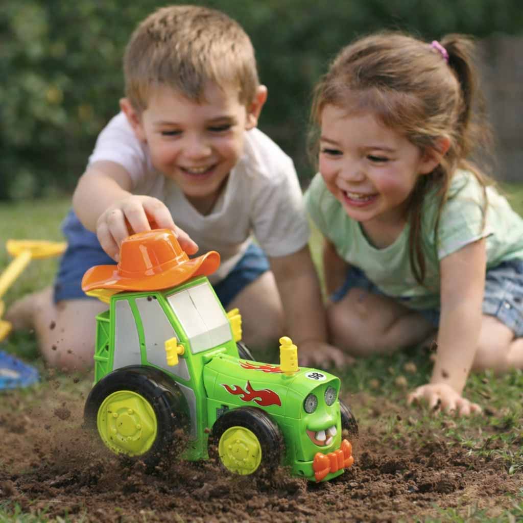 Tractor Rc Tractor Jumping Dancing Sound Green