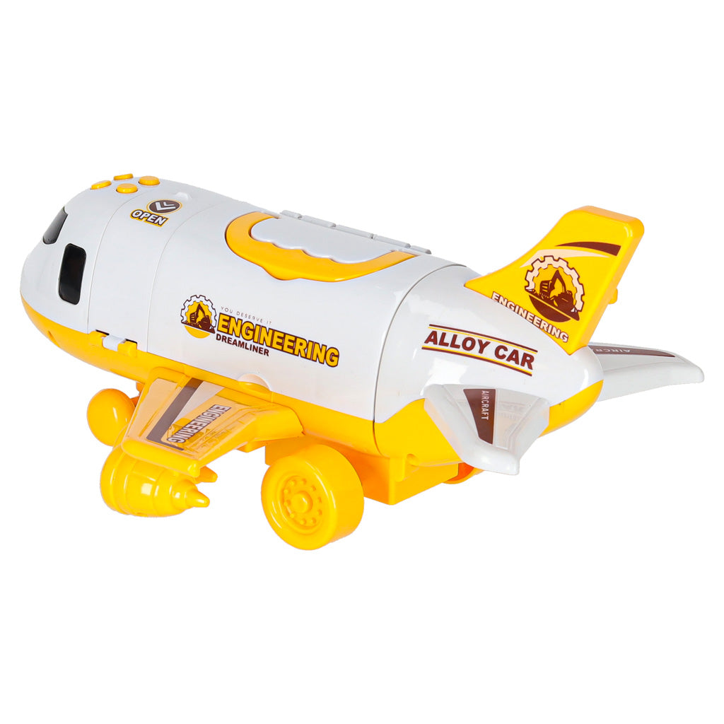 Transporter Plane + 3 Cars Construction Vehicles