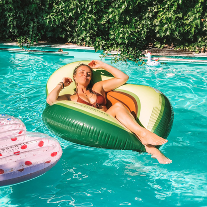 Flotteur de piscine Swim Essentials - Vert - Tropical Bliss Avocado - Incl. Ballon de plage