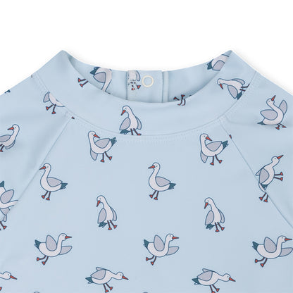 Swim Essentials Uv Swimming T-shirt Long Sleeves - Blue - Little Seagull