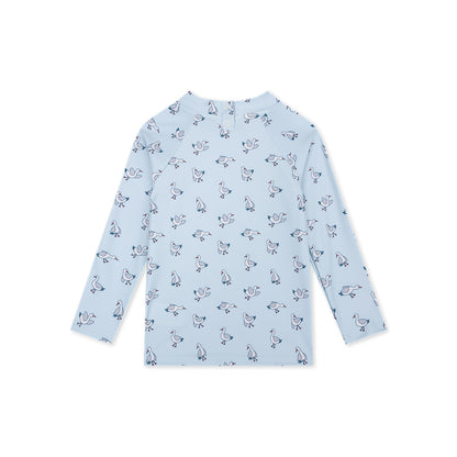 Swim Essentials Uv Swimming T-shirt Long Sleeves - Blue - Little Seagull