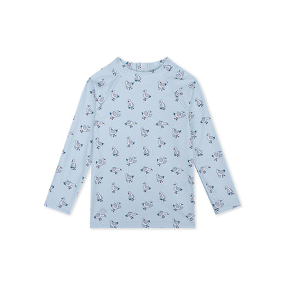 Swim Essentials Uv Swimming T-shirt Long Sleeves - Blue - Little Seagull
