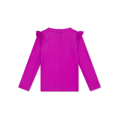 Swim Essentials Uv Swimming T-shirt Long Sleeves - Purple - Wild Fucsia